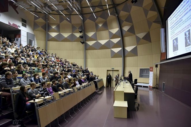 Аудиторії в Технічному університеті у Брно